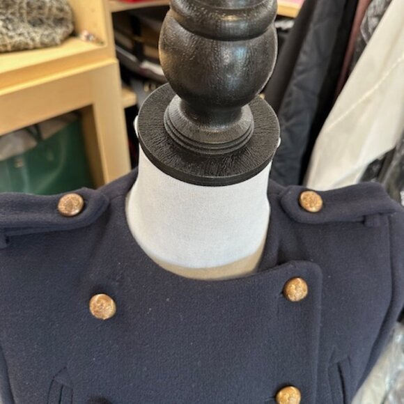 Alexander McQueen Navy Blue Size 40 /Jacket/Coat - Picture 8 of 12